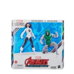 Avengers 60th Anniversary Marvel Legends Captain Marvel vs. Doctor Doom 6-Inch Action Figures