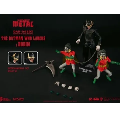 Beast Kingdom FCBD 2023 Dark Knight Metal DAH-063DX The Batman Who Laughs & Robins PX