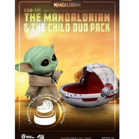 Beast Kingdom Star Wars The Mandalorian & Child EAA-111 Action Figure Set