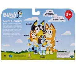 Bluey 4 Pack Figures - Select Figure(s)