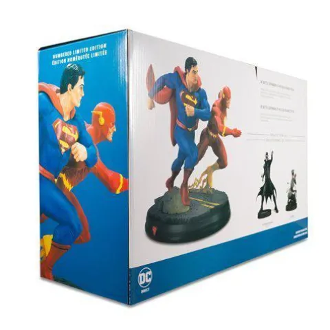 DC Battle Superman vs. The Flash Racing Statue