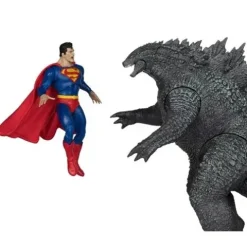 DC Multiverse Superman vs. Godzilla Megafig Justice League vs. Godzilla vs. Kong Action Figure 2-Pack