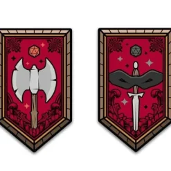 Dungeons & Dragons Character Class Augmented Reality Enamel Pin Set of 12 - Shared Exclusive