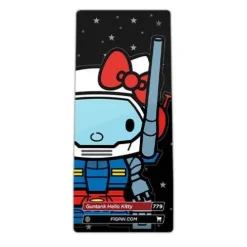 FiGPiN #779 - Gundam x Sanrio - Guntank Hello Kitty Enamel Pin - Limited Edition