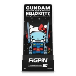 FiGPiN #779 - Gundam x Sanrio - Guntank Hello Kitty Enamel Pin - Limited Edition