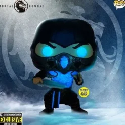 Funko #1057 Mortal Kombat 2021 Sub-Zero Glow-in-the-Dark Pop! Vinyl Figure - Entertainment Earth Exclusive