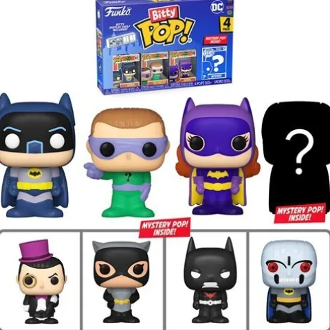 Funko Bitty Pop! Batman 1966 Mini-Figure 4-Pack - Select Set(s)