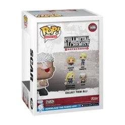Funko Pop! 1486 - Fullmetal Alchemist: Brotherhood Scar Glow-in-the-Dark Vinyl Figure - Entertainment Earth Exclusive