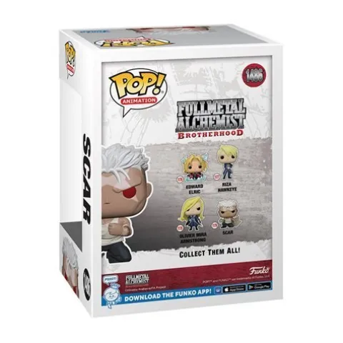Funko Pop! 1486 - Fullmetal Alchemist: Brotherhood Scar Glow-in-the-Dark Vinyl Figure - Entertainment Earth Exclusive