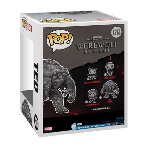 Funko Pop! 1274 - Marvel Werewolf by Night - Ted Vinyl Figure - Super Size