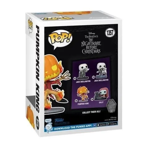 Funko Pop! 1357 - Nightmare Before Christmas 30th Anniversary Pumpkin King Scented Vinyl Figure - Entertainment Earth Exclusive
