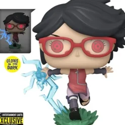 Funko Pop! 1358 Animation - Boruto - Sarada with Sharingan Vinyl Figure - Glow-in-the-Dark Entertainment Earth Exclusive