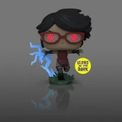 Funko Pop! 1358 Animation - Boruto - Sarada with Sharingan Vinyl Figure - Glow-in-the-Dark Entertainment Earth Exclusive