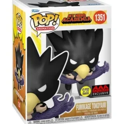 Funko Pop! 1351 Animation - My Hero Academia Fumikage Tokoyami Glow-in-the-Dark AAA Exclusive