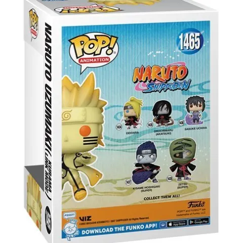 Funko Pop! 1465 Animation - Naruto: Shippuden Naruto Uzumaki Kurama Link Mode AAA Exclusive