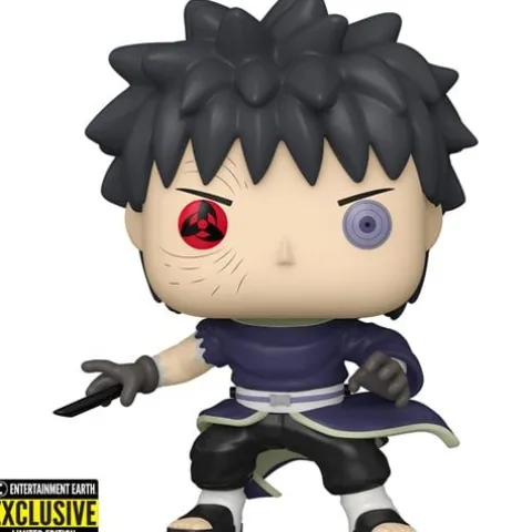 Funko Pop! 1400 Animation - Naruto: Shippuden - Obito Uchiha Unmasked Vinyl Figure - Entertainment Earth Exclusive
