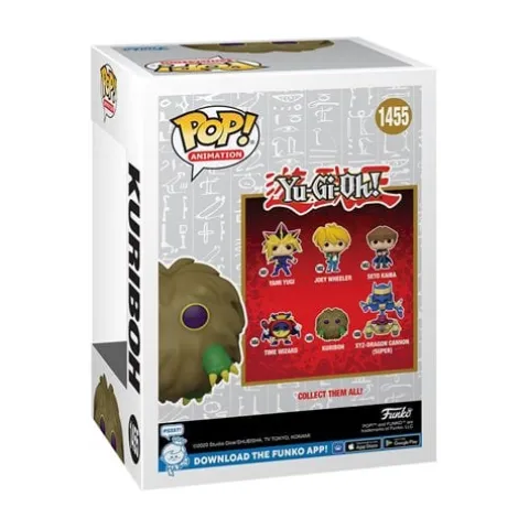Funko Pop! 1455 Animation - Yu-Gi-Oh! Kuriboh Flocked and Glow-in-the-Dark AAA Exclusive