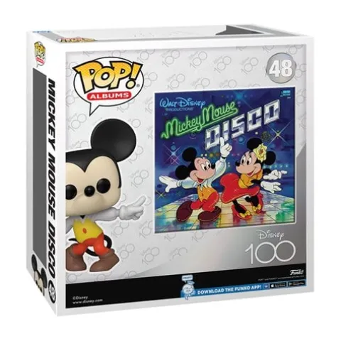Funko Pop! #48 Disney 100 Mickey Mouse Disco Album Figure with Case