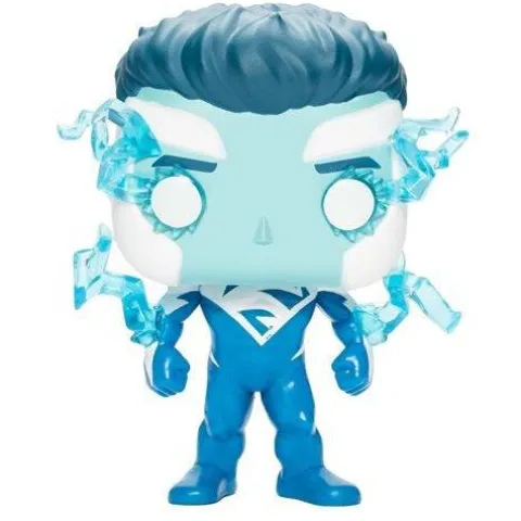 Funko Pop! 419 Heroes - Superman (Blue) Vinyl Figure - 2021 Convention Exclusive