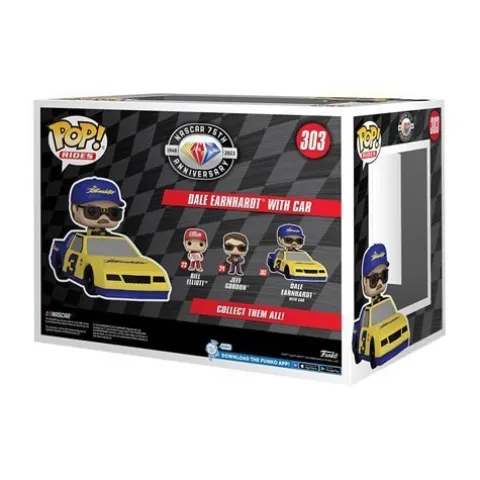 Funko Pop! 303 Rides - NASCAR Dale Earnhardt with Car Deluxe Vinyl Figure