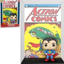 Funko Pop! #1 Superman Comic Cover Figure with Case
