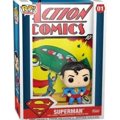 Funko Pop! #1 Superman Comic Cover Figure with Case