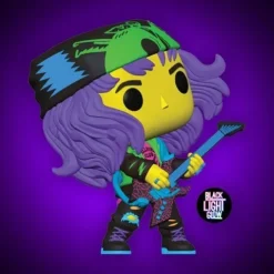 Funko Pop! 1462 TV - Stranger Things Eddie with Guitar Blacklight Vinyl Figure - Entertainment Earth Exclusive