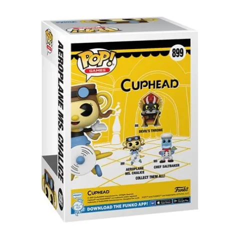Funko Pop! Games 899 Cuphead - Aeroplane Ms. Chalice Vinyl Figure