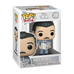 Funko Pop! Icons 78 - Disney 100 Walt Disney with Magazine Vinyl Figure