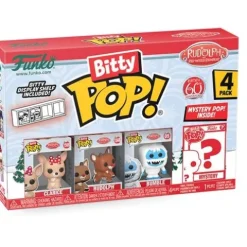 Funko Rudolph the Red-Nosed Reindeer Bitty Pop! Mini-Figure 4-Pack - Select Set(s)