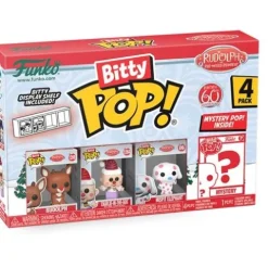 Funko Rudolph the Red-Nosed Reindeer Bitty Pop! Mini-Figure 4-Pack - Select Set(s)