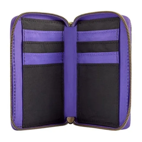Funko The Nightmare Before Christmas Black Light Print Zip-Around Wallet