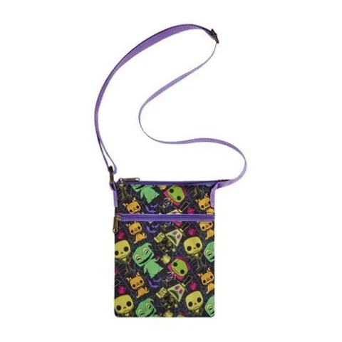 Funko The Nightmare Before Christmas Black Light Crossbody Passport Bag