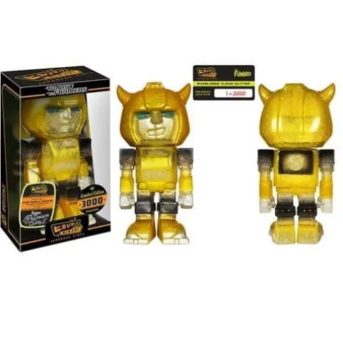 Funko Transformers Bumblebee Clear Glitter Hikari Sofubi Vinyl Figure
