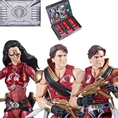G.I. Joe Classified Series Crimson Strike Team Baroness", " Tomax", " & Xamot 6-Inch Action Figures