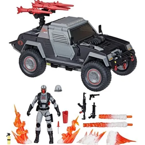 G.I. Joe Classified Series Cobra Night Attack 4-WD Stinger 6-Inch Scale Vehicle with Driver Action Figure