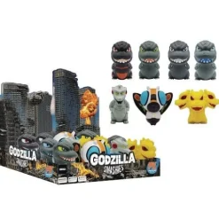 Godzilla Smashies 12Pc Stress Doll Display Case - PREVIEWS Exclusive