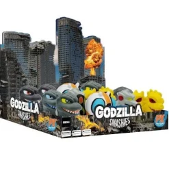 Godzilla Smashies 12Pc Stress Doll Display Case - PREVIEWS Exclusive