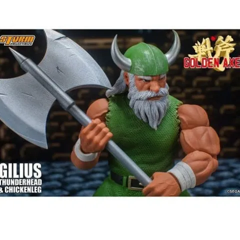 Golden Axe Gilius Thunderhead and Chicken Leg 1:12 Scale Action Figure