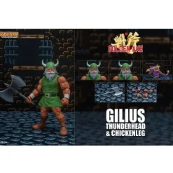Golden Axe Gilius Thunderhead and Chicken Leg 1:12 Scale Action Figure