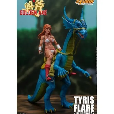Golden Axe Tyris Flare & Blue Dragon 1:12 Scale Action Figure