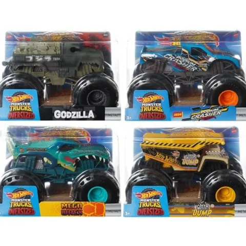 Hot Wheels Monster Trucks 1:24 Scale Vehicle 2024 - Select Vehicle(s)