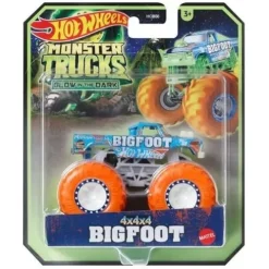 Hot Wheels Monster Trucks Glow-in-the-Dark 1:64 Scale Vehicle 2024 - Select Vehicle(s) (6281)