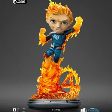 Iron Studios Fantastic Four Metallic First Steps 4 Pack MiniCo. Vinyl Figure (AE Exclusive)