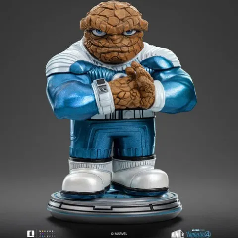 Iron Studios Fantastic Four Metallic First Steps 4 Pack MiniCo. Vinyl Figure (AE Exclusive)