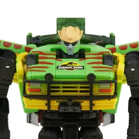 Jurassic Park Transformers Mash-Up Tyrannocon Rex and Autobot JP93 Set