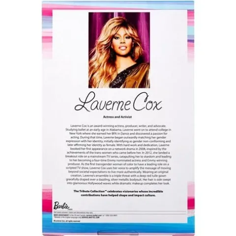 Laverne Cox Barbie Tribute Collection Doll