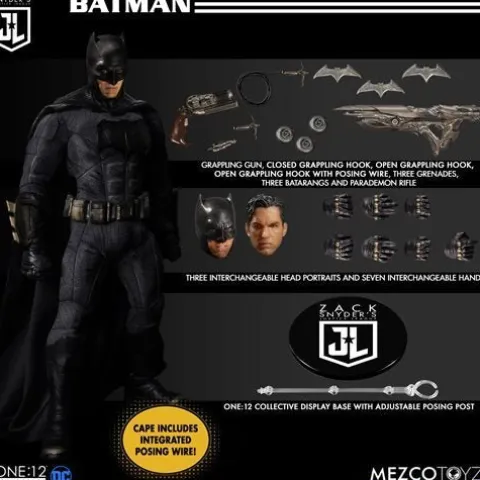 Mezco Toyz DC Zack Snyder Justice League Deluxe One:12 Collective Steel Boxed Set