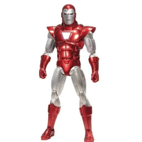 Mezco Toyz Iron Man Silver Centurion Edition One:12 Collective Action Figure