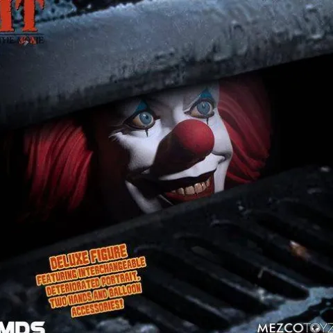 Mezco Toyz IT Deluxe Pennywise 1990 Stylized 6" Action Figure